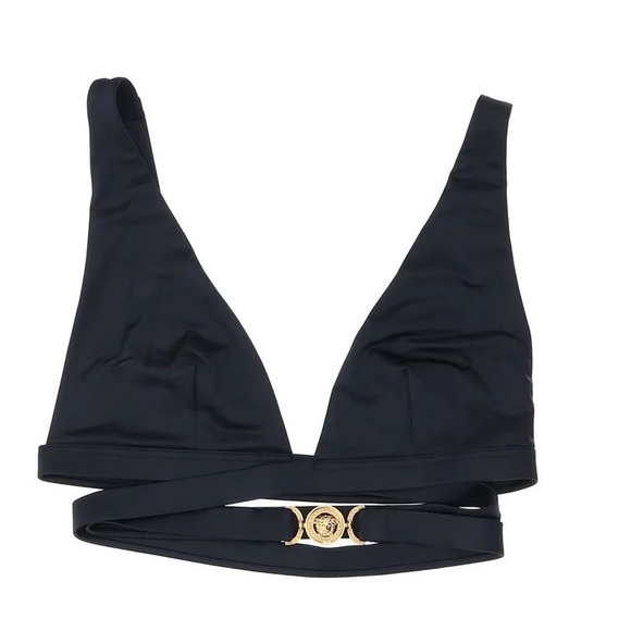 New Versace💯 Authentic 
Versace Logo-Plaque Swim Bikini Top - Picture 3 of 13
